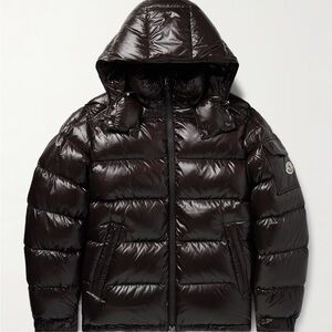 Moncler Glossy Dark Puffer Jacket